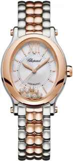 Chopard Happy Sport 278602-6002 Rose gold and Stainless steel Silver