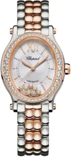 Chopard Happy Sport 278602-6004 Rose gold and Stainless steel Silver