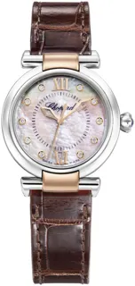 Chopard Imperiale Automatic 388563-6013 29mm Rose gold and Stainless steel White