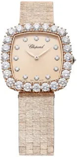 Chopard L'Heure du Diamant 10A386-5107 18kt Rose Gold Golden