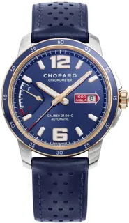 Chopard Mille Miglia 168566-6002 Rose gold and Stainless steel Blue