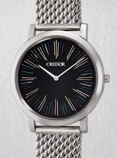 Credor GCBY997 37mm Stainless steel Black