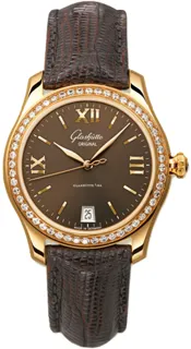 Glashütte Lady Serenade 39-22-01-11-44 36mm Rose gold Brown