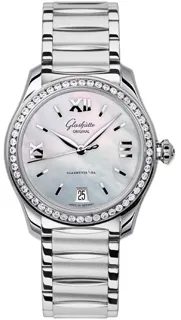 Glashütte Lady Serenade 39-22-08-22-34 36mm Stainless steel White