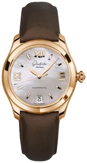 Glashütte Lady Serenade 39-22-09-01-44 36mm Rose gold White