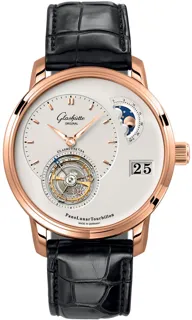 Glashütte PanoLunar Tourbillon 1-93-02-05-05-04 Red gold Silver