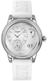 Glashütte PanoMatic Luna 1-90-12-01-12-04 39.5mm Stainless steel Mother of Pearl