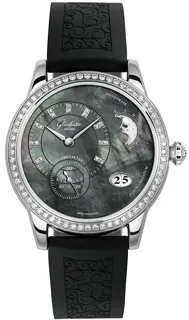 Glashütte PanoMatic Luna 1-90-12-02-12-04 Stainless steel Black Mother of Pearl