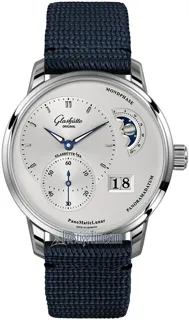 Glashütte PanoMaticLunar 1-90-02-42-32-64 Stainless steel Silver