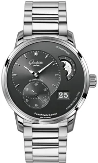 Glashütte PanoMaticLunar 1-90-02-43-32-71 Stainless steel Ruthenium