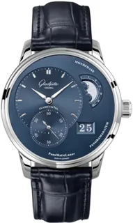 Glashütte PanoMaticLunar 1-90-02-46-32-61 Stainless steel Blue