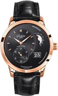 Glashütte PanoMaticLunar 1-90-02-49-35-61 Red gold Black