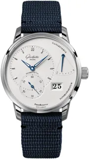 Glashütte PanoReserve 1-65-01-22-12-64 Stainless steel Silver