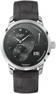 Glashütte PanoReserve 1-65-01-23-12-62 Stainless steel Ruthenium