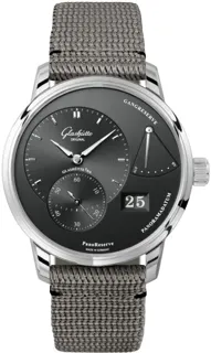 Glashütte PanoReserve 1-65-01-23-12-66 Stainless steel Ruthenium