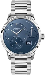 Glashütte PanoReserve 1-65-01-26-12-71 Stainless steel Blue