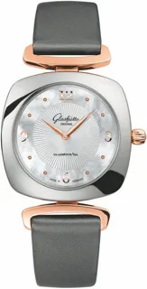 Glashütte Pavonina 1-03-02-03-06-34 31mm Stainless Steel$18kt Rose Gold White