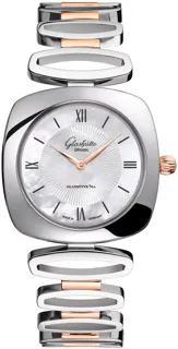 Glashütte Pavonina 1-03-02-05-06-14 31mm Rose gold and Stainless steel White