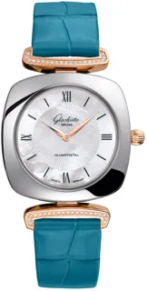 Glashütte Pavonina 1-03-02-05-16-30 31mm Stainless Steel$18kt Rose Gold White