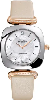 Glashütte Pavonina 1-03-02-05-16-35 31mm Stainless Steel$18kt Rose Gold White