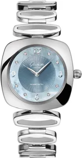 Glashütte Pavonina 1-03-02-06-12-14 31mm Stainless steel Blue