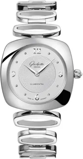 Glashütte Pavonina 1-03-02-10-02-14 31mm Stainless steel Silver