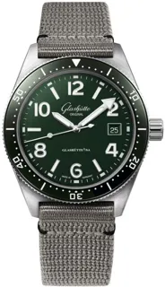 Glashütte SeaQ 1-39-11-13-83-08 Stainless steel Green