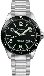 Glashütte SeaQ Panorama Date 1-36-13-01-80-70 Stainless steel Black