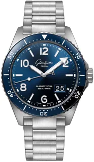 Glashütte SeaQ Panorama Date 1-36-13-02-81-70 Stainless steel Blue