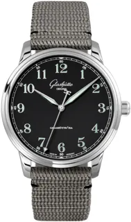 Glashütte Senator 1-36-01-03-02-66 Stainless steel Black