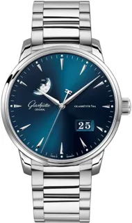 Glashütte Senator 1-36-04-04-02-71 Stainless steel Blue