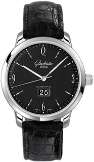 Glashütte Senator 2-39-47-03-02-04 Stainless steel Black