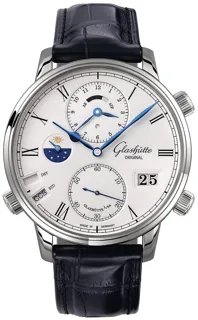 Glashütte Senator Cosmopolite 1-89-02-01-04-30 White gold Silver