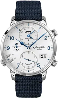 Glashütte Senator Cosmopolite 1-89-02-03-02-64 Stainless steel White