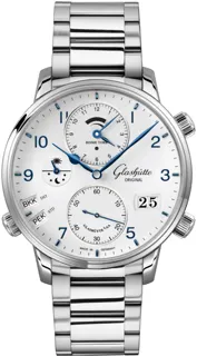 Glashütte Senator Cosmopolite 1-89-02-03-02-70 Stainless steel White