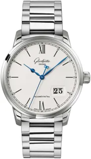 Glashütte Senator Excellence Panorama Date 1-36-03-01-02-71 40mm Stainless steel Silver