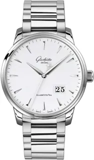 Glashütte Senator Excellence Panorama Date 1-36-03-05-02-71 42mm Stainless steel White