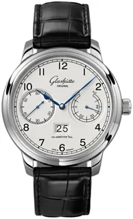 Glashütte Senator Observer 100-14-05-02-04 Stainless steel Silver