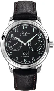 Glashütte Senator Observer 100-14-07-02-30 Stainless steel Black