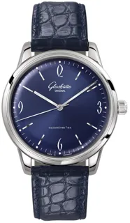 Glashütte Senator Sixties 1-39-52-06-02-04 Stainless steel Blue