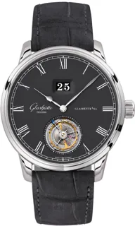 Glashütte Senator Tourbillon 1-94-03-04-04-04 White gold Grey