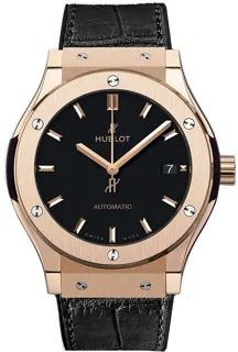 Hublot Classic 542.OX.1181.LR 18kt Rose Gold Black