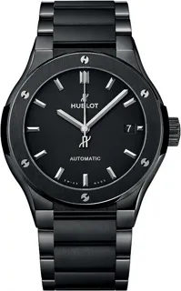 Hublot Classic Fusion 45, 42, 38, 33  510.CM.1170.CM Black ceramic Black