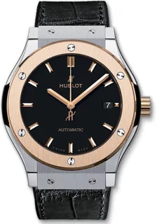 Hublot Classic Fusion 45, 42, 38, 33  542.NO.1181.LR Titanium$18kt Rose Gold Black