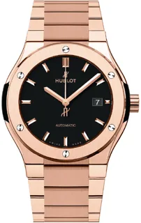 Hublot Classic Fusion 45, 42, 38, 33  548.OX.1180.OX Yellow gold black