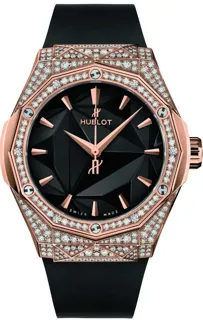 Hublot Classic Fusion 45, 42, 38, 33  550.OS.1800.RX.1604.ORL19 Yellow gold Black