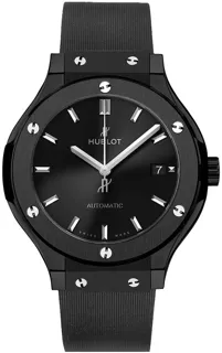 Hublot Classic Fusion 45, 42, 38, 33  565.CM.1470.RX Black ceramic Black