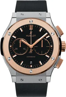 Hublot Classic Fusion 521.NO.1181.RX Titanium$18kt Rose Gold Black