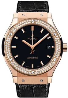 Hublot Classic Fusion 542.OX.1181.LR.1104 Yellow gold Black