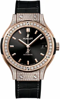 Hublot Classic Fusion 565.OX.1480.LR.1604 Yellow gold Black